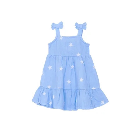 Way to Celebrate Baby and Toddler Girls Americana Dress, Sizes 0-3M-5T | Walmart (US)