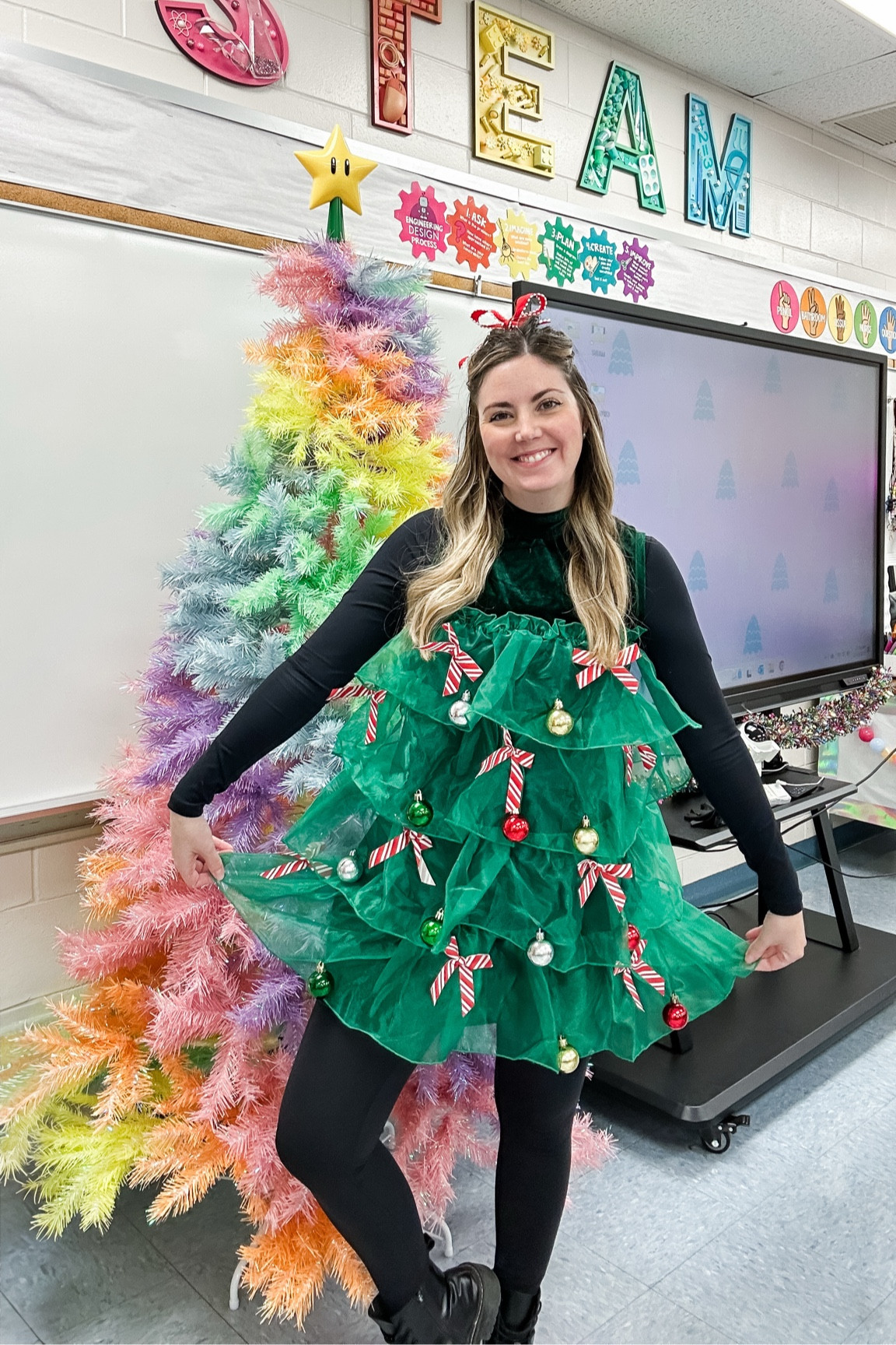 The perfect Christmas tree dress for teachers! 🎄

#LTKHoliday #LTKSeasonal #LTKGiftGuide