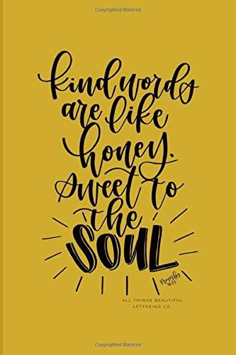 All Things Beautiful Lettering Co. Creative Journal (Honey Journal) | Amazon (US)