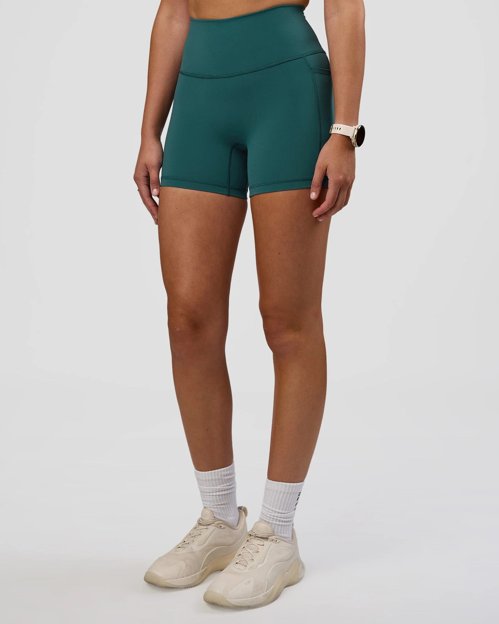 Fusion Ultra High-Rise 4" Short Pockets - Transformative Teal | LSKD | LSKD
