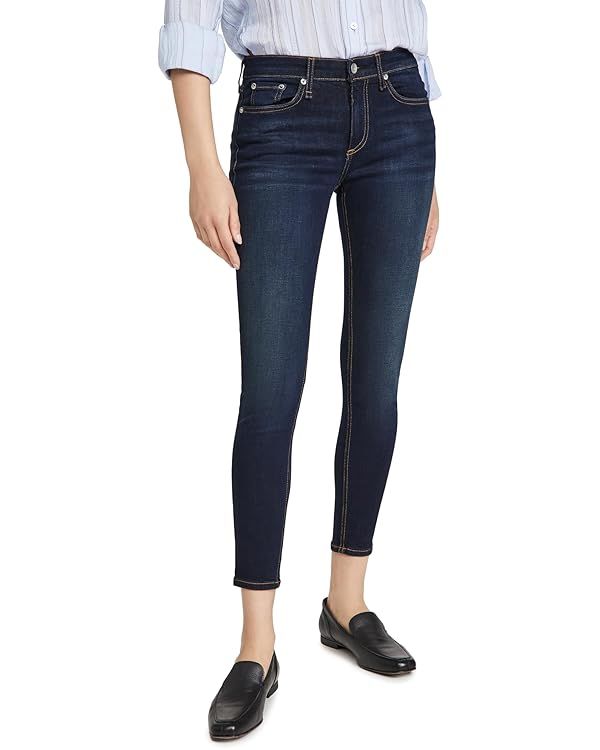 rag & bone Women's Cate Mid Rise Ankle Skinny Jeans | Amazon (US)