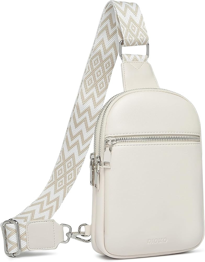 DIOMO Anti Theft Small Sling Bag for Women Cross Body Bag Trendy, RFID Fanny Packs Vegan Leather ... | Amazon (US)