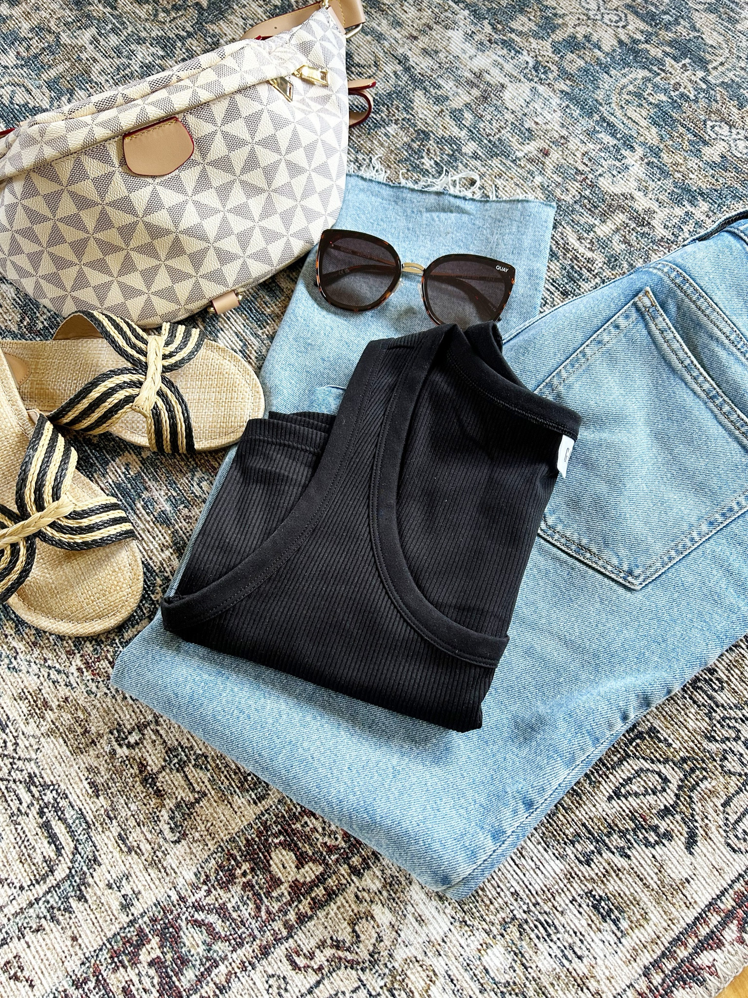 Summer uniform for me: basic tank, jeans, and slide sandals. 

sandals, sandals 2024, sandals amazon, amazon sandals, nude sandals, platform sandals, slide sandals, summer sandals, strappy sandals, ankle strap sandals, amazon summer sandals, brown sandals, beige sandals, beach sandals, chunky sandals, flat sandals, pink sandals, cute flat sandals, cute casual, cute spring outfits, cute flats, flatform platform sandals, platform, sneaker sandals, beach slides, flat sandals, neon outfits, white sandals, white slides, summer trends, white sandals amazon, summer outfit, amazon essentials, braided flats, braided slides, braided sandals, white braided flats, platform sandals, platform heels, platform slides, wedges, wedge sandals, chunky sandals, dress sandals, pool slides, pool sandals, pool shoes, amazon finds, sandals for summer, sandals for pool, sandals for beach, sandals beach, black sandals, black slide sandals, brown sandals, brown slide sandals, comfortable sandals, dress sandals, spring sandals, spring sandals amazon, nude sandals, nude braided sandals, women’s sandals, sandals women, summer 2024, spring 2024, white sandals amazon, white slide sandals, sandals beach, platform wedge sandals, wedge sandals, mom outfits, errands outfit, simple summer outfit, mom fits, mom fit, summer fit, mom style, over 40 fashion, basic black tank, ribbed tank 

#amyleighlife
#summeroutfit

Prices can change. 

#LTKTravel #LTKShoeCrush #LTKOver40