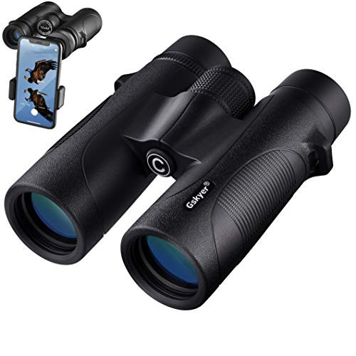 Binoculars for Adults High Powered: 12x42 HD Zoom Binocular for Bird Watching Hunting - Powerful Lightweight Waterproof Binoculars with Phone Adapter for Travel Cruise Ship Stargazing Hiking | Amazon (US)