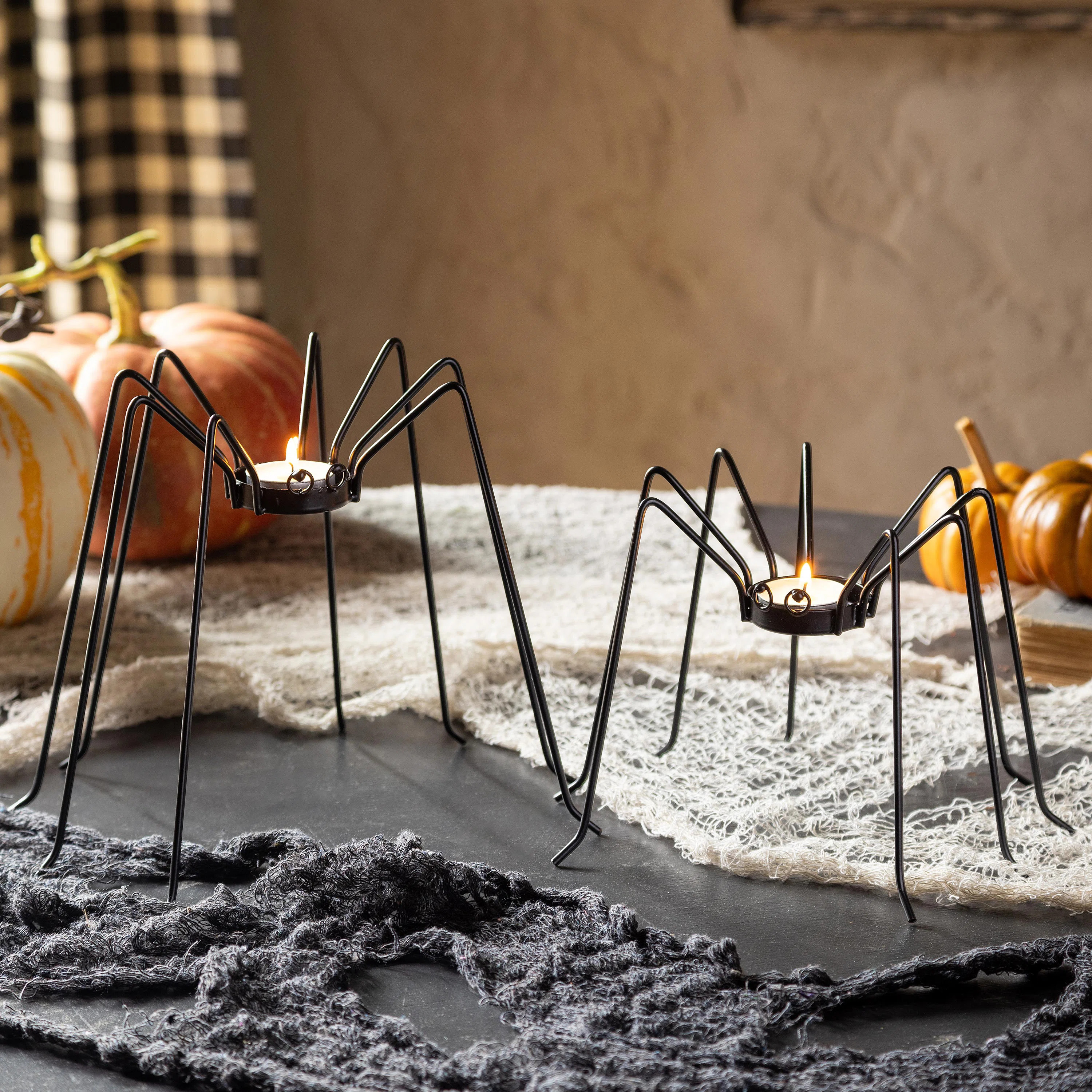 Spider Metal Candle Holder Set | Wayfair North America