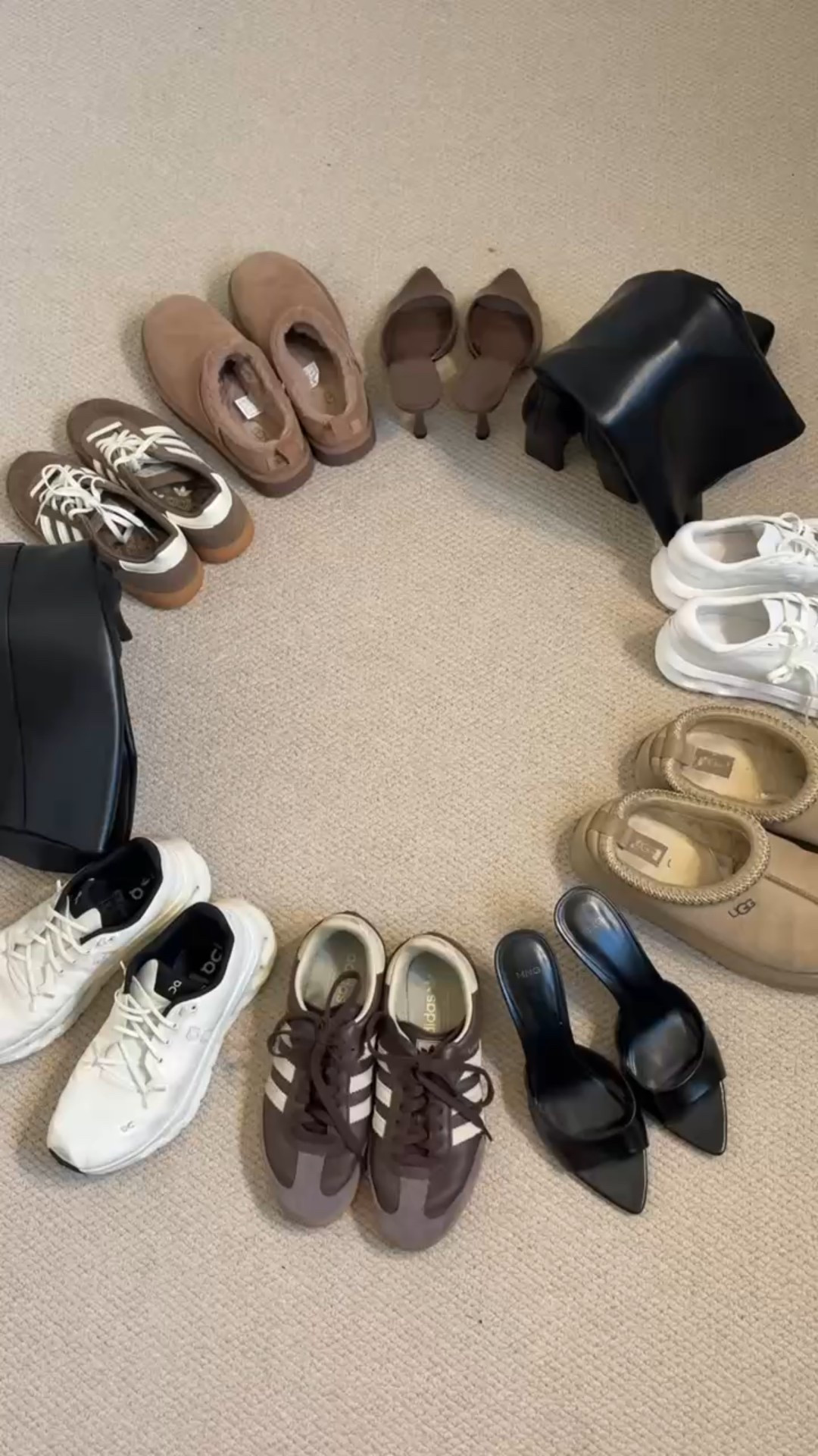 Shoe rotation 

#shoes #footwear #trainers #uggs #heels 