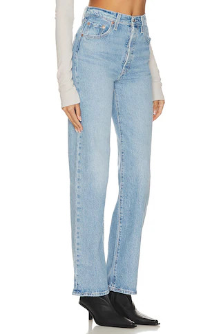 LEVI'S Ribcage Full Length in Samba Tango Light from Revolve.com | Revolve Clothing (Global)