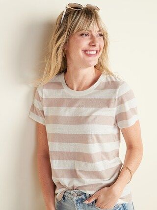 EveryWear Striped Crew-Neck Tee for Women | Old Navy (US)