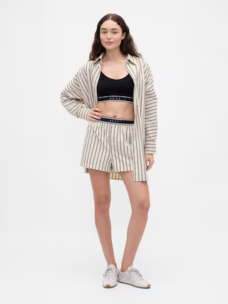 Gap × BÉIS Poplin Boxer Shorts | Gap (CA)