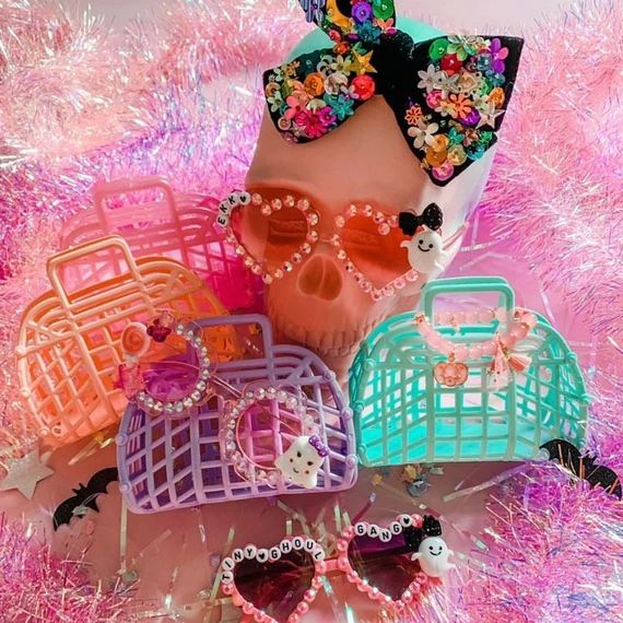 Plastic Jelly Bags 80s Retro Style Plastic Purse for Girls | Etsy | Etsy (US)