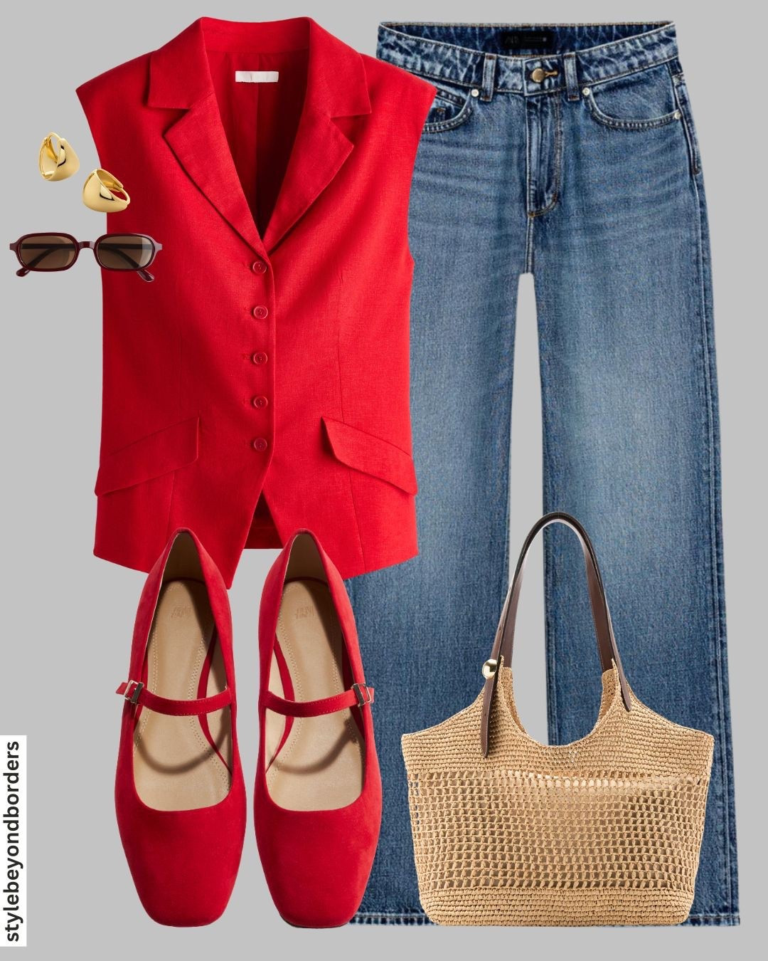 Red vest styling for Spring ❤️✨



Tags: red vest, blue jeans, red ballet flats, raffia bag, Zara, H&M, spring outfit, chic outfit

#LTKspring #LTKbag #LTKstyletip