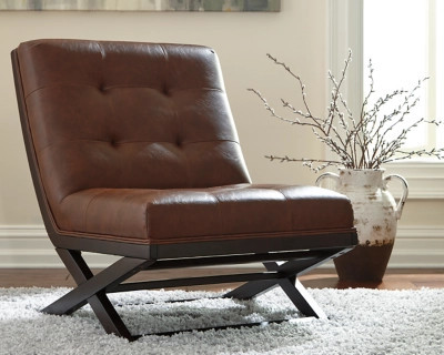 Sidewinder Accent Chair, Brown | Ashley Homestore