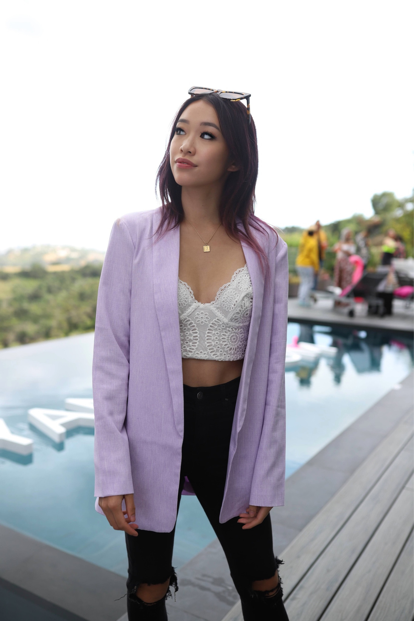 Here is a behind- the-scenes look at my work day! I love this business casual fit from J. Crew and other popular items like a blazer, comfy slacks, or headband.