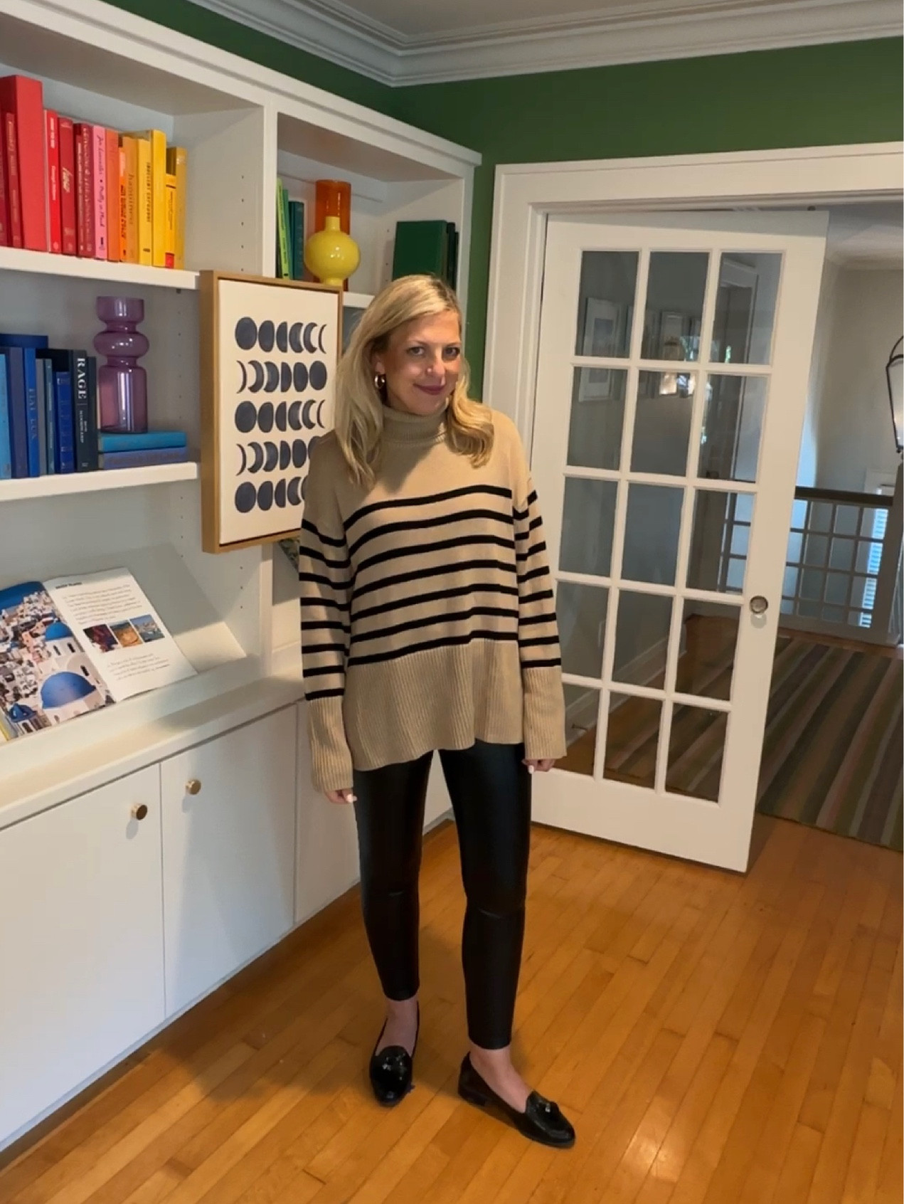 Fall turtleneck sweater

#oldnavy #tansweater #turtleneck #blackloafers #spanx

#LTKfindsunder50 #LTKworkwear