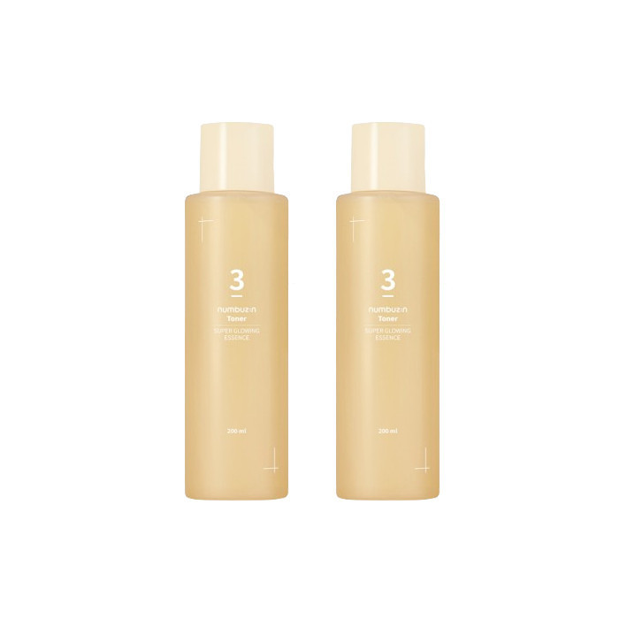 numbuzin - No.3 Super Glowing Essence Toner - 200ml (2ea) Set | Stylevana