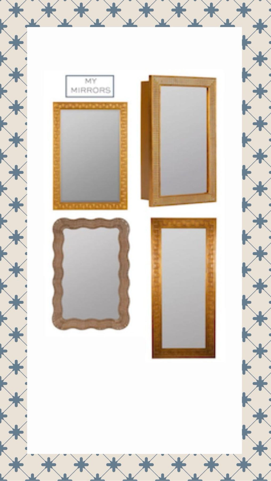 My mirrors on @wayfair 