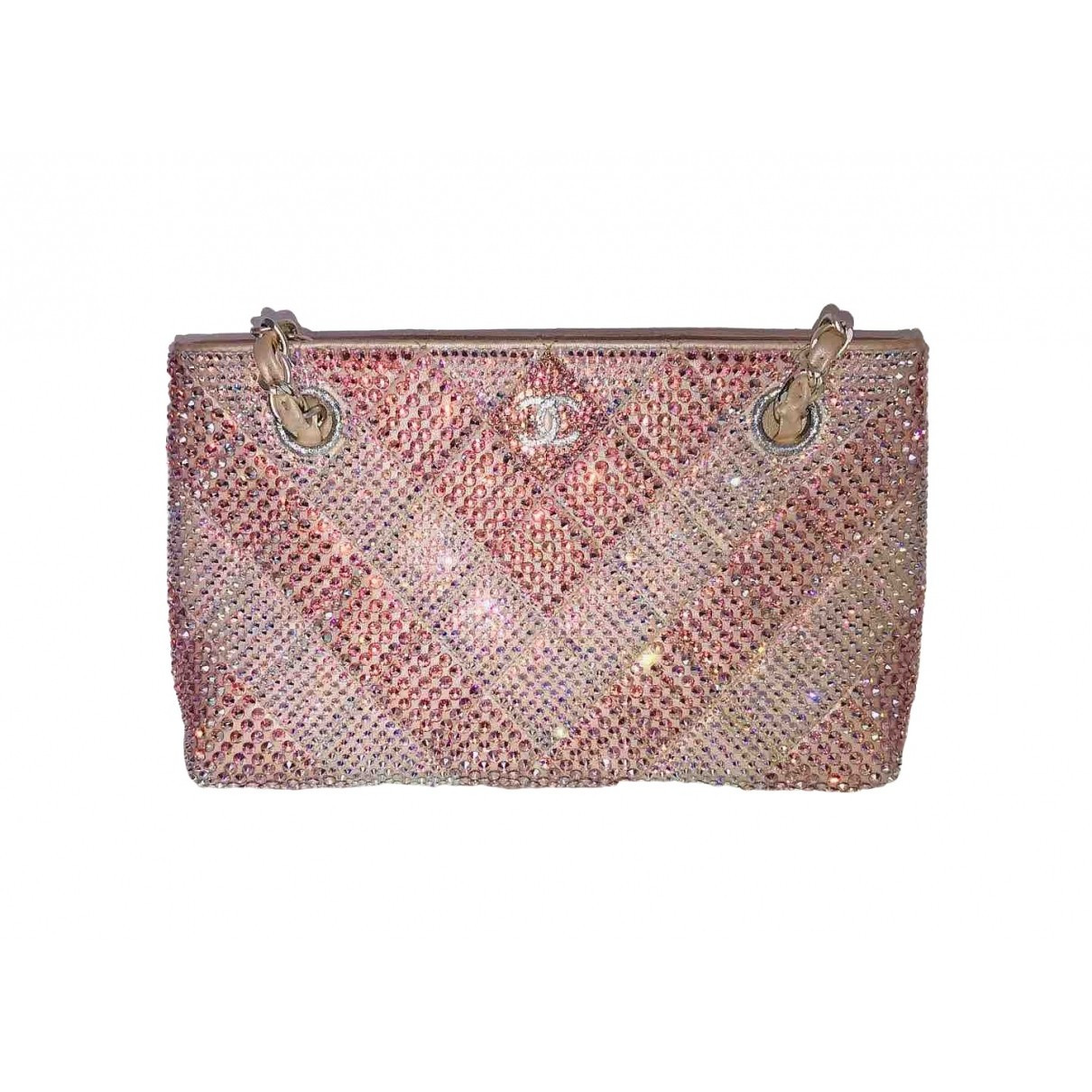 Chanel Pink Glitter Handbags | Vestiaire Collective (Global)