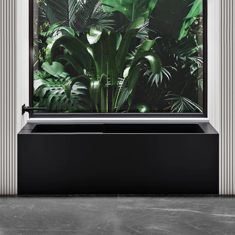 Voltaire 60" x 30" Alcove Bathtub with Apron | Wayfair North America