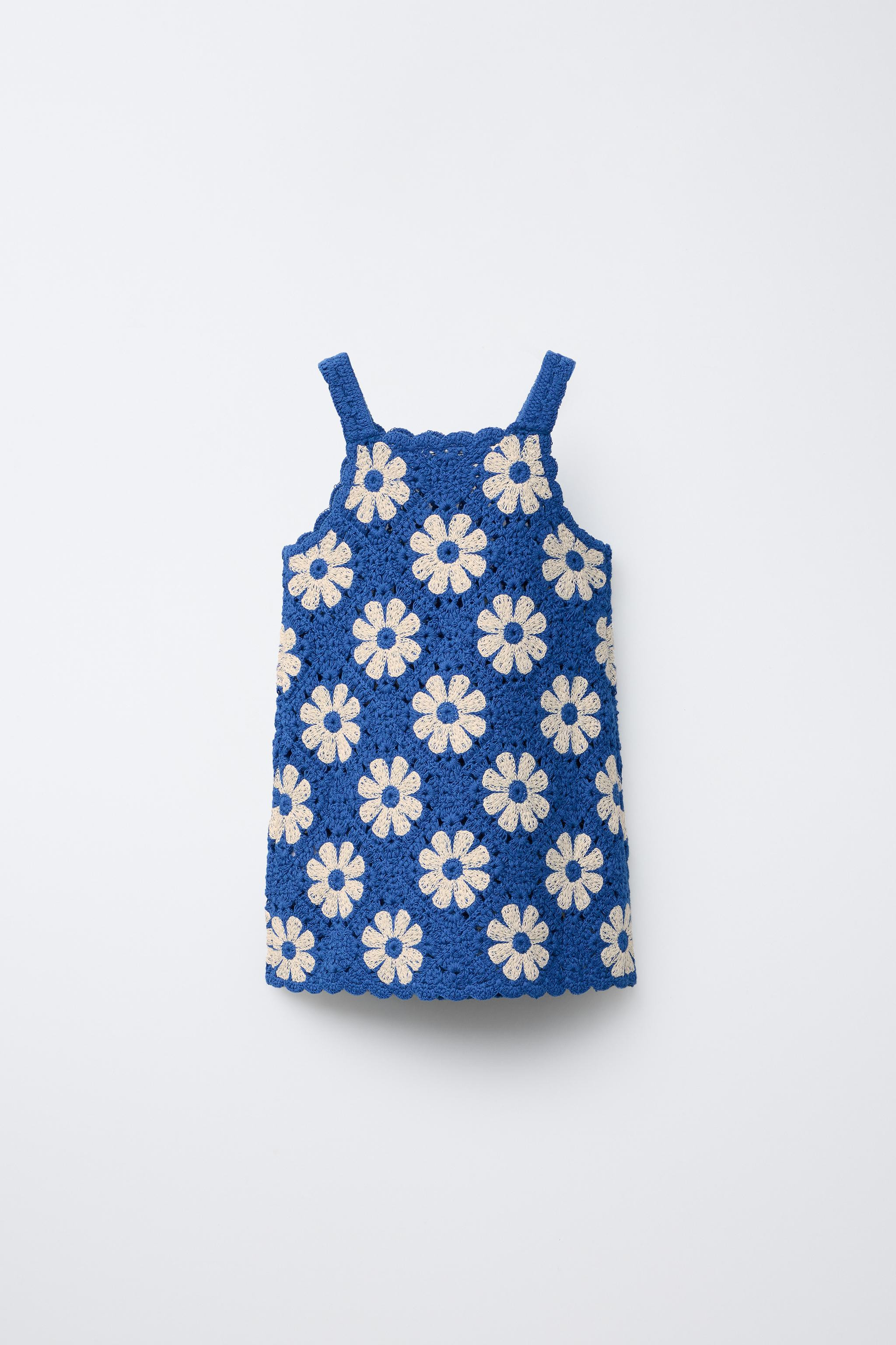 CROCHET FLOWER DRESS | Zara US