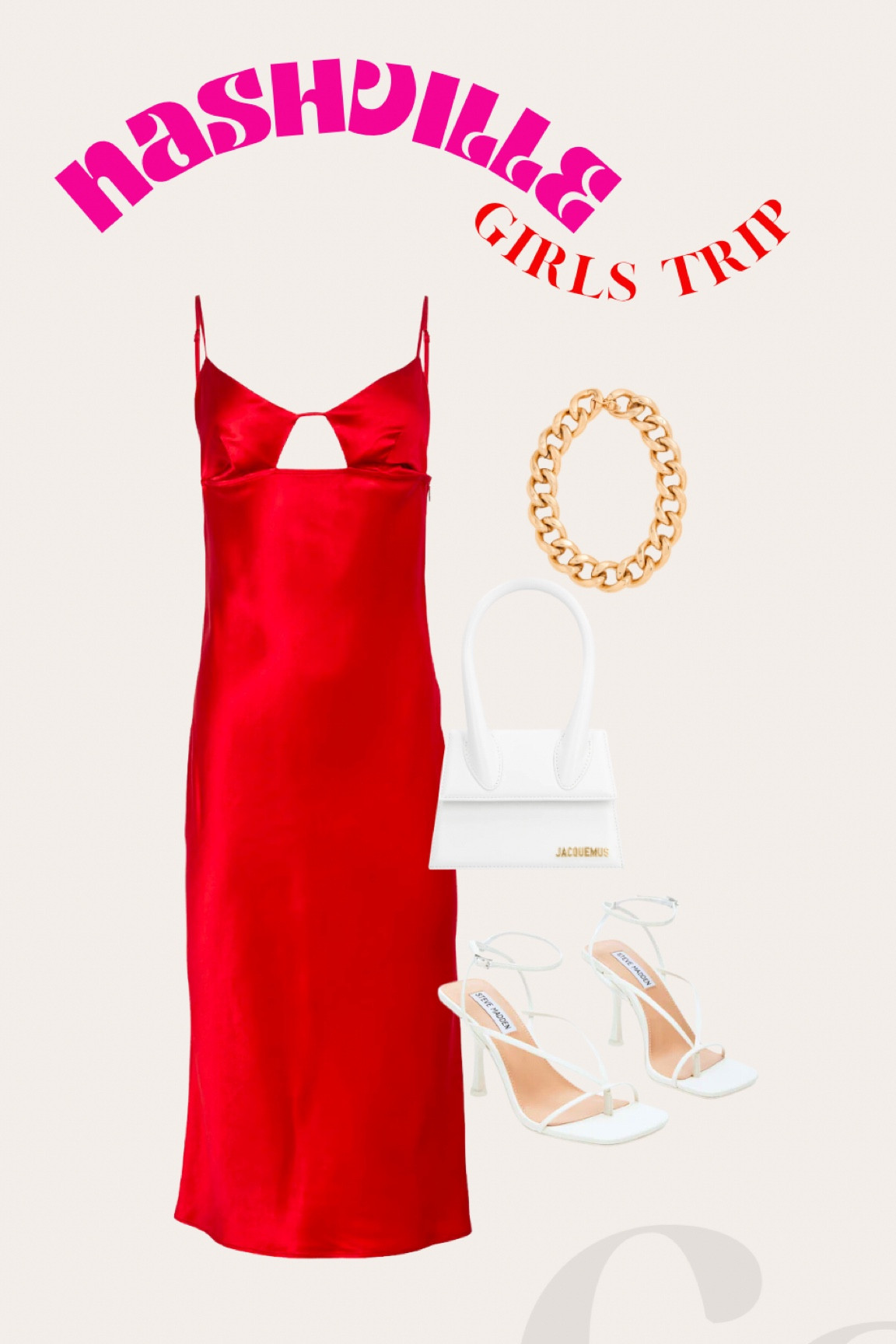 You could also take this same concept and make it more casual by picking a looser silk slip and adding cowboy boots instead! Linked that too 