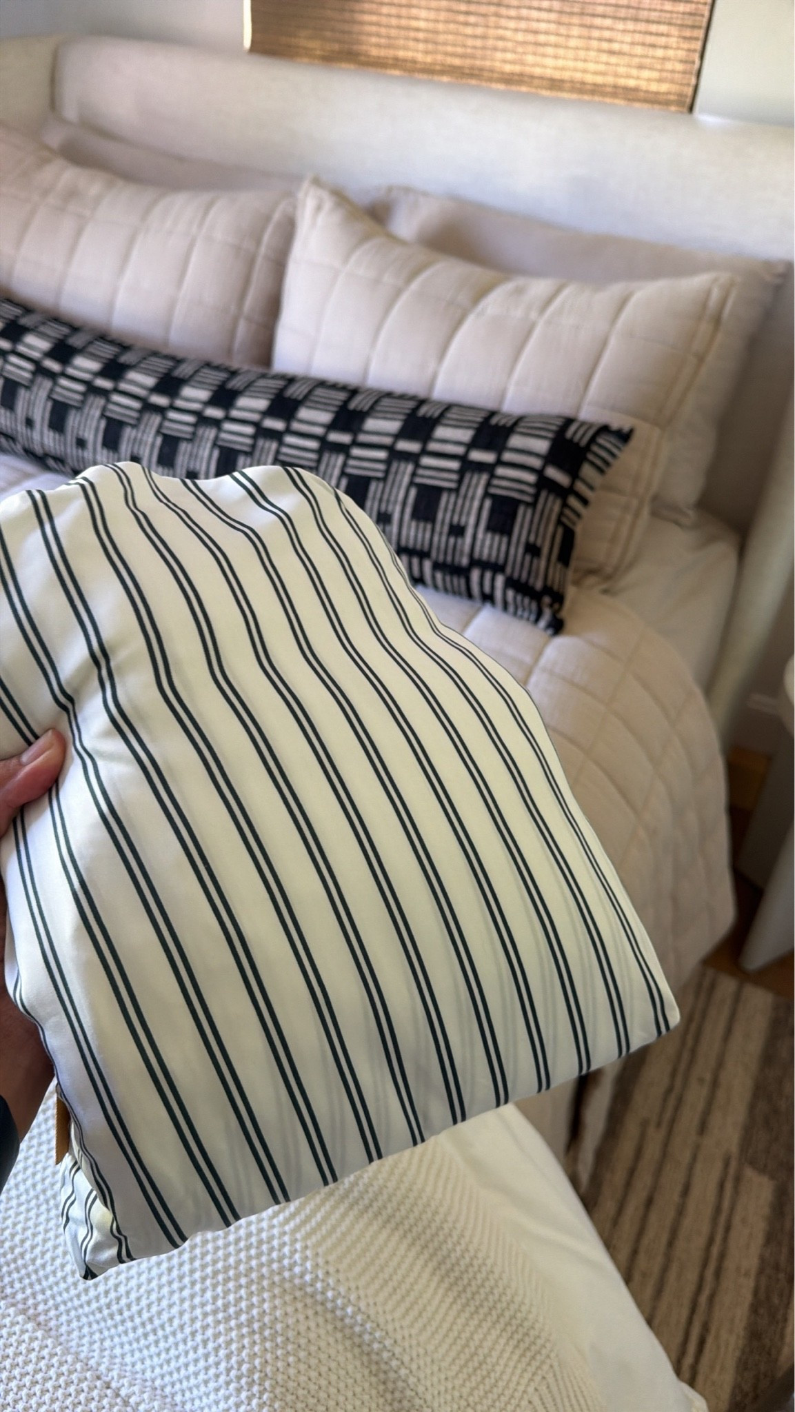 Our favorite bamboo sheets are now available in stripes! 5 color options and all so cute! They go with everything!

#LTKHome