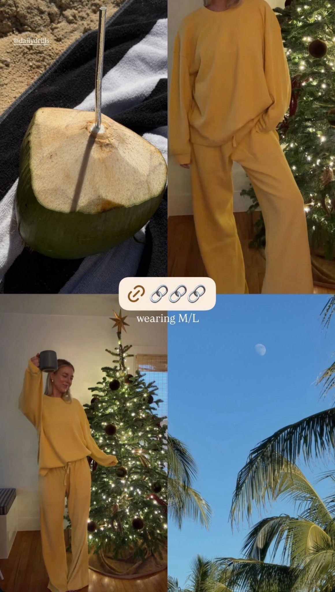 Feeling warm, bright, and sunny in my new daily drills set !! ✨💛☀️🎄

#LTKootd #LTKdayinmylife #LTKGiftGuide