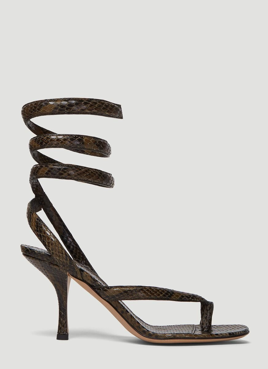 Bottega Veneta Spiral Strap Sandals | Cettire Global