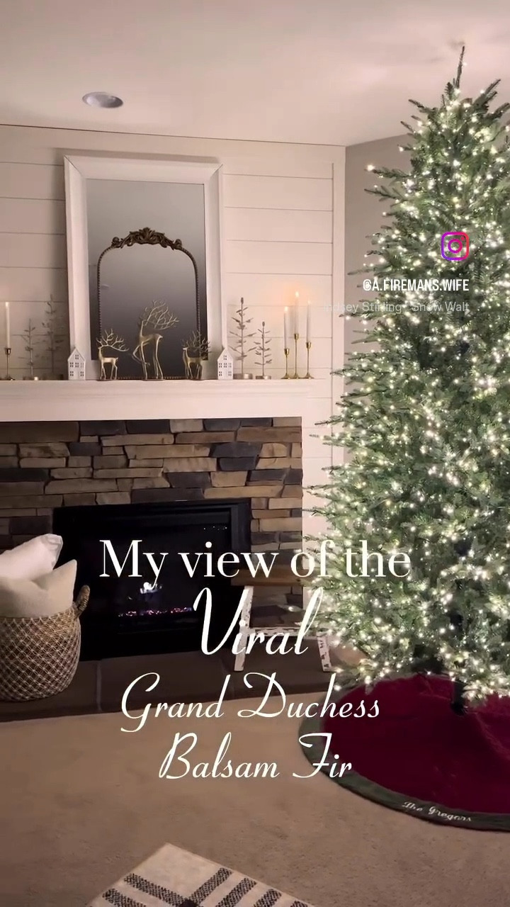 Remember this?!?!  Well, it’s back!! The viral Grand Duchess Balsam Fir is back in stock! I know it's early but last year they went out of stock so quickly so grab one very soon if you want one. I have the 9ft full tree and it has the most beautiful twinkling lights and comes with a remote. It was the easiest thing to put together and no fluffing is required!! Also comes in 12ft and 7.5ft. It's definitely the best tree l have ever owned!!

Grand Duchess Balsam
Fir | viral Christmas tree

#LTKSeasonal #LTKVideo #LTKHome