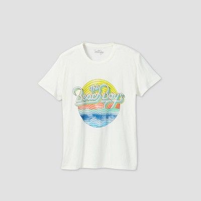 Women's The Beach Boys Short Sleeve Graphic T-Shirt - (Regular & Plus) White | Target