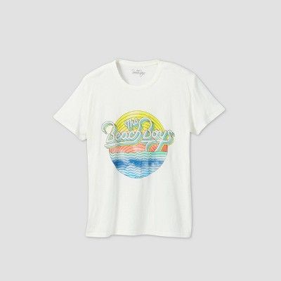 Women's The Beach Boys Short Sleeve Graphic T-Shirt - White | Target