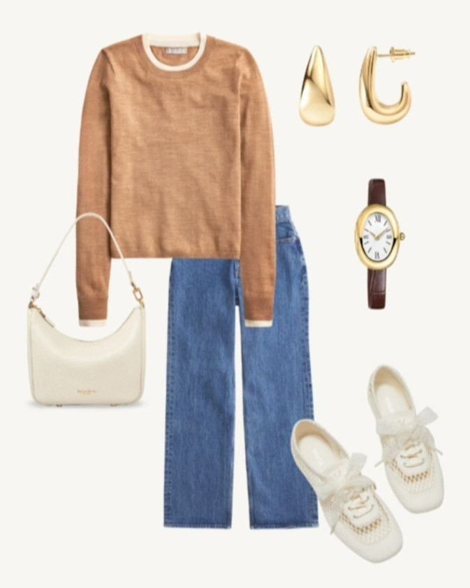 Im toying with the idea of ballerina sneakers and I think I like them! They’re cute and dainty while still having a bit of a relaxed feel. I’m played with styling them with curvy fit straight leg jeans, a designer-inspired watch, and a lightweight sweater. Such a cute fall outfit idea!
 

#LTKShoeCrush #LTKFindsUnder100 #LTKSeasonal