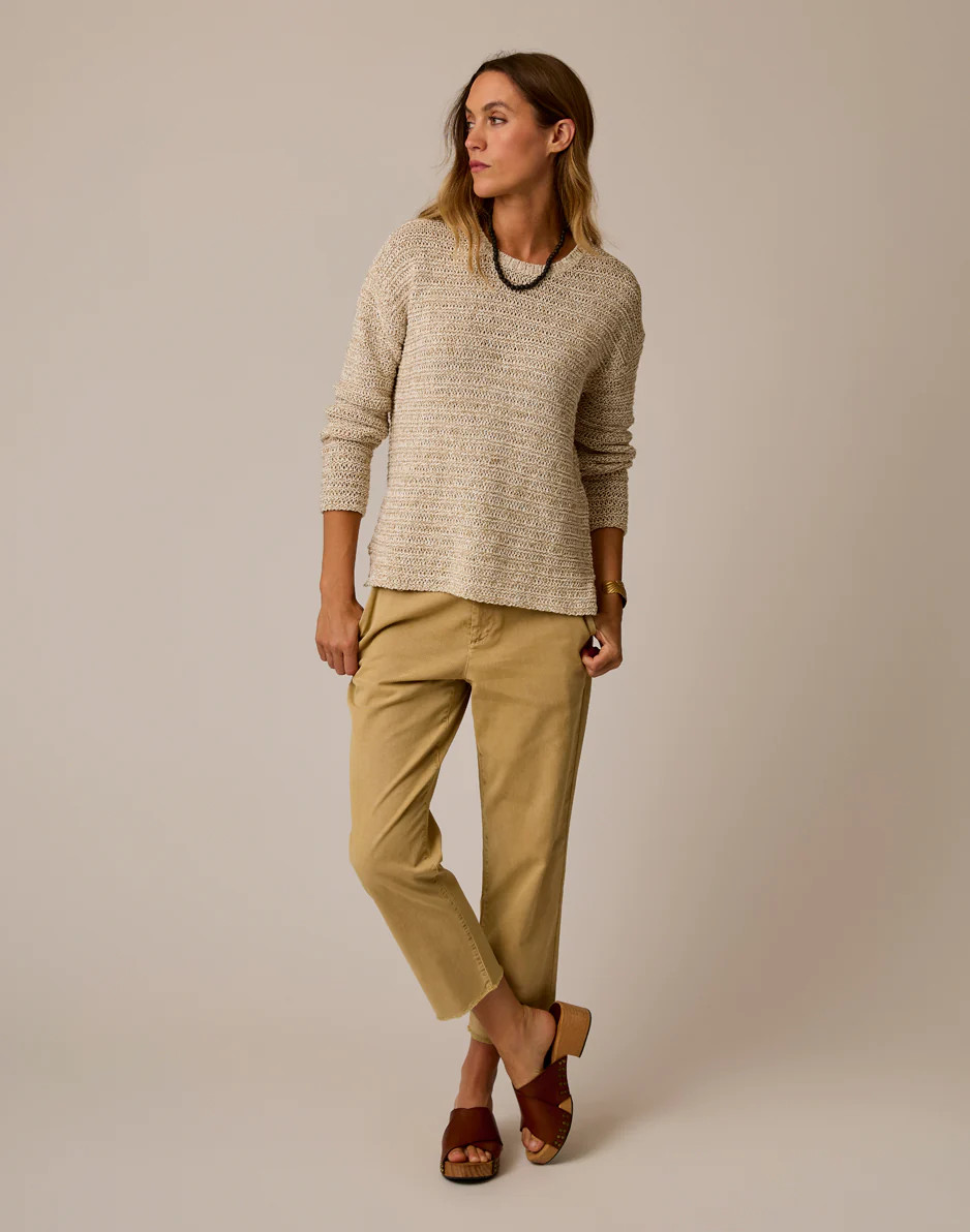 Clarissa Marled Sweater: Sand | Carve Designs