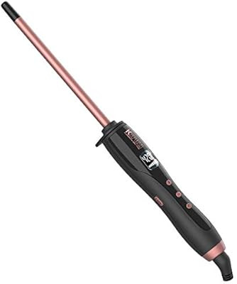 KIPOZI Thin Curling Wand, 3/10 Inch Small Curling Wand for Short & Long Hair, Ceramic Barrel Curl... | Amazon (US)