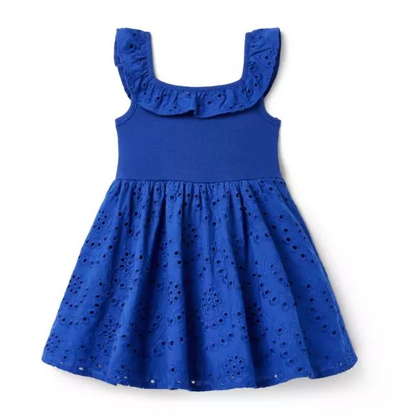 Eyelet Ruffle Dress | Janie and Jack