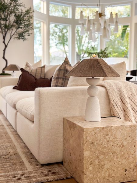 Cute lamp 

Marble table, white lamp, couch, rug 

#LTKhome #LTKSeasonal #LTKSpringSale