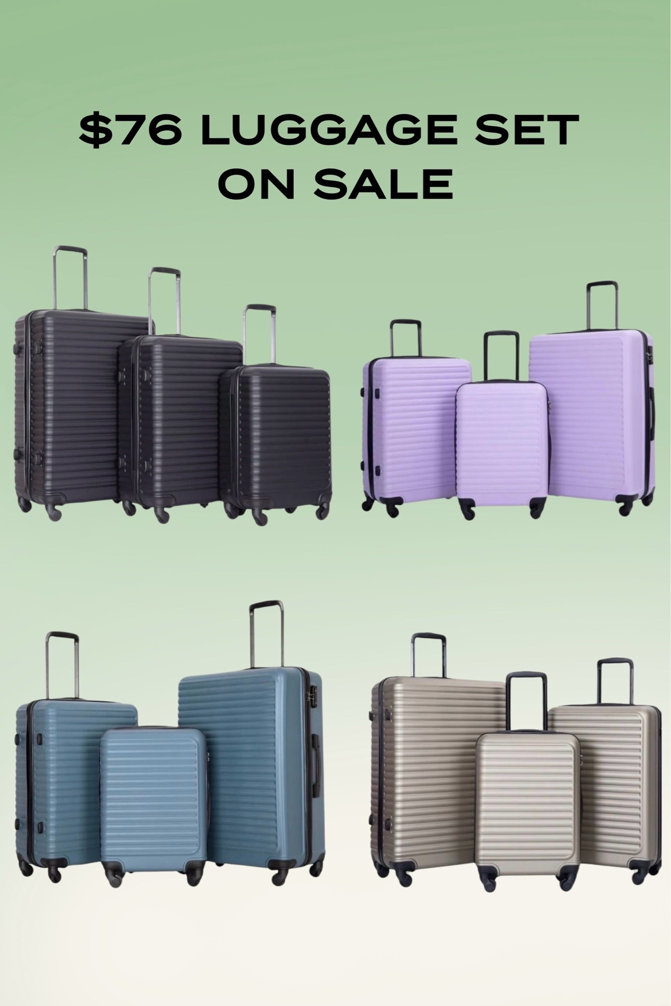 $76 luggage set!

#LTKTravel #LTKSaleAlert #LTKSeasonal