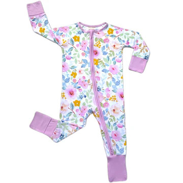 Bella Blooms Bamboo Viscose Zippy | Little Sleepies