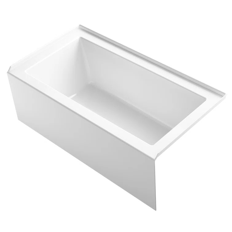 Underscore 60" x 32" Alcove Soaking Bathtub | Wayfair North America