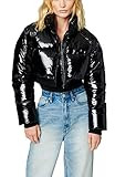 [BLANKNYC] Womens Luxury Clothing Cropped Puffer Jacket, Comfortable & Stylish Coat | Amazon (US)