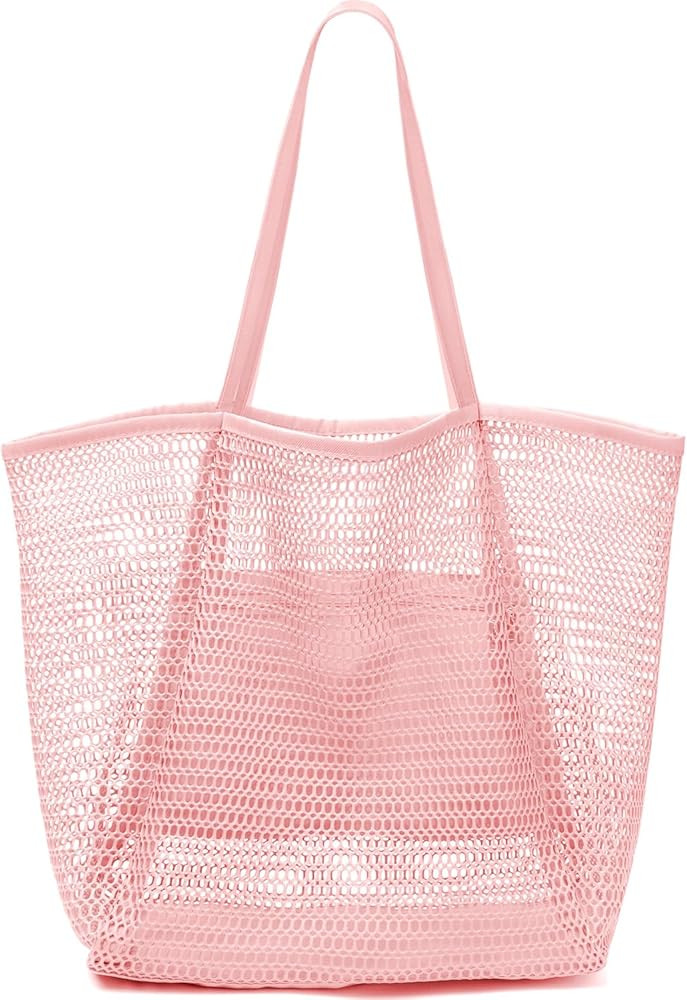 Hatisan Upgraded Mesh Tote Hobo Bag: Women's Beach Accessories | Amazon (US)
