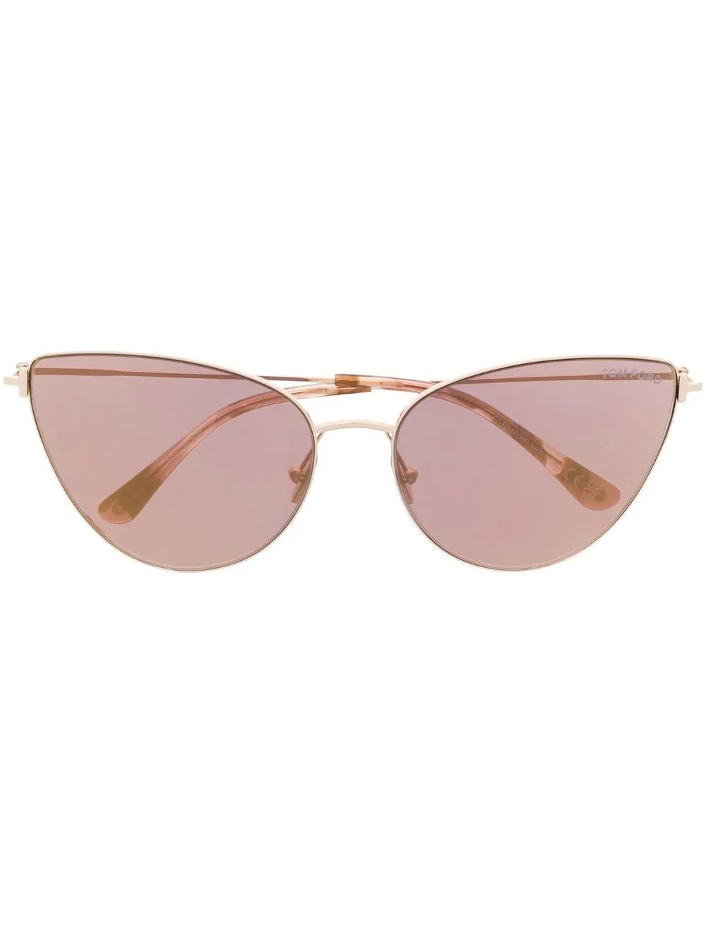 TOM FORD Eyewear cat-eye Frame Logo Sunglasses | Pink | FARFETCH BE | Farfetch Global