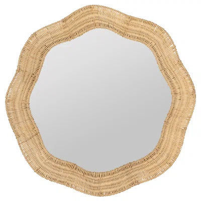 Erin Gates Scalloped Linden Round Wall Mirror | Wayfair Professional