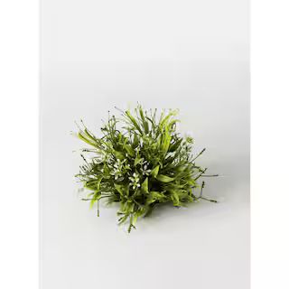 SULLIVANS 5.5&quot; Artificial Green Smilax Leaf Orb SMWORB - The Home Depot | The Home Depot