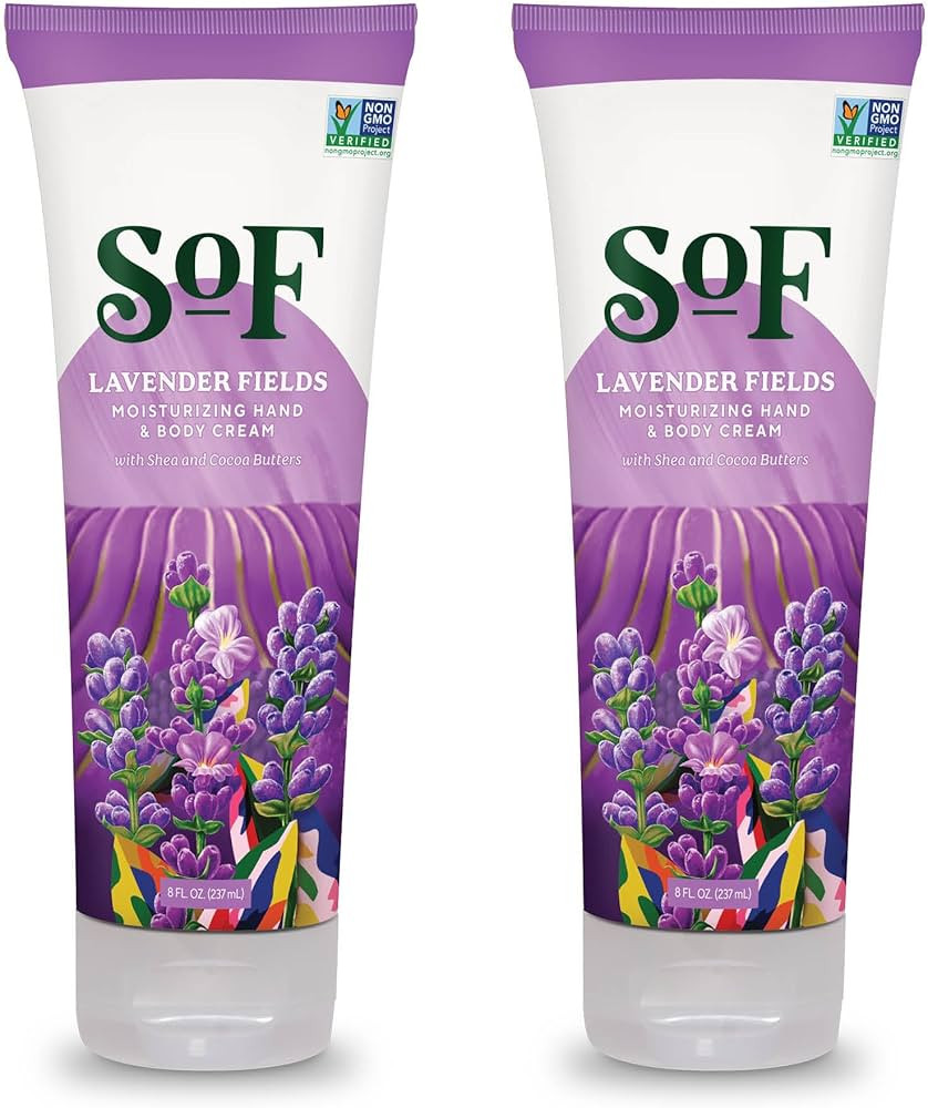 South Of France Hand & Body Cream (Lavender FIelds, 2 Tubes) | Amazon (US)