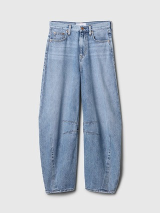 High Rise UltraSoft Horseshoe Jeans | Gap (CA)