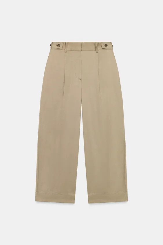 WAIST TAB PANTS | Zara Canada