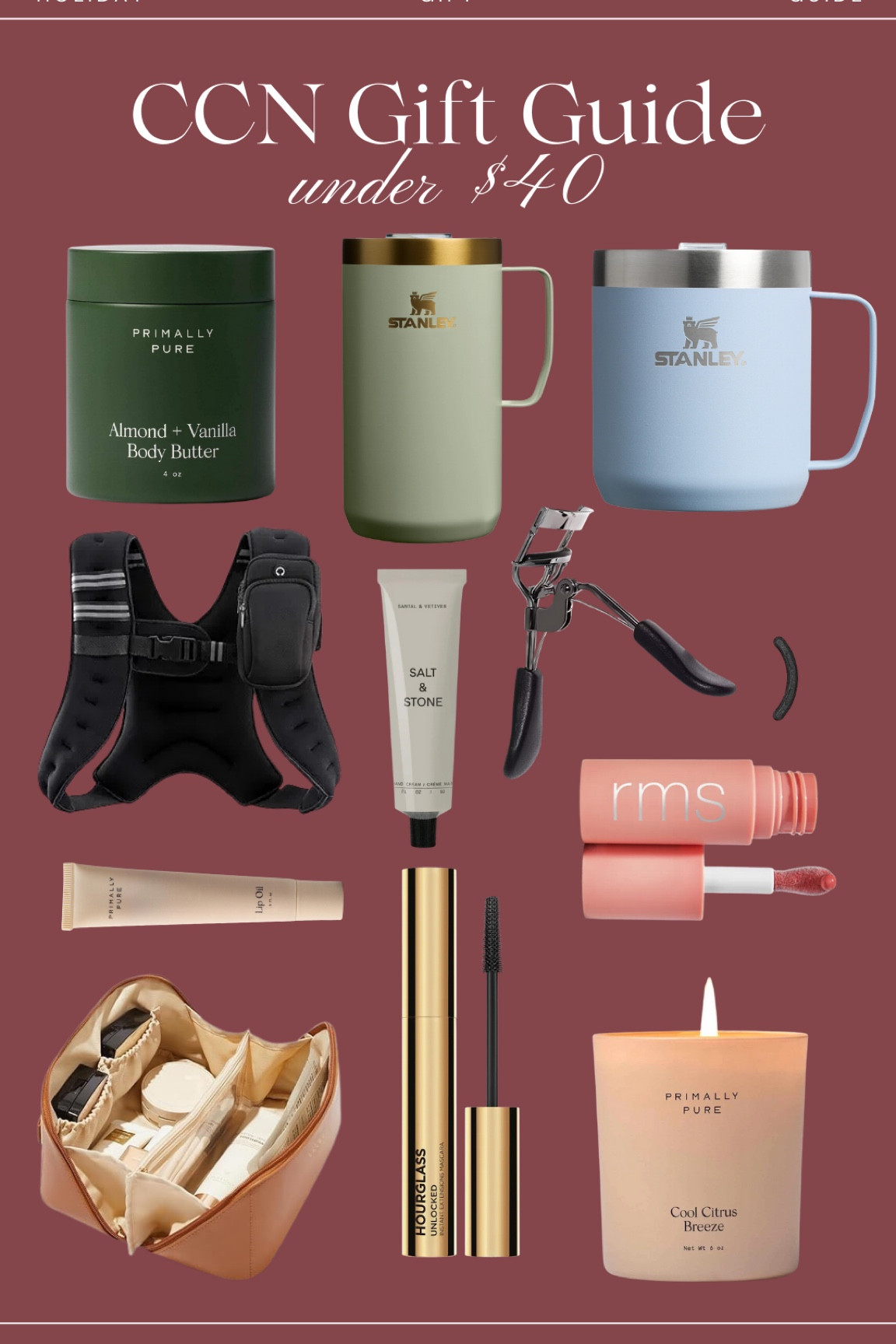Gift ideas for under $40 if you need inspo or ideas for a coworker, friend or sibling! 

#LTKHoliday #LTKGiftGuide