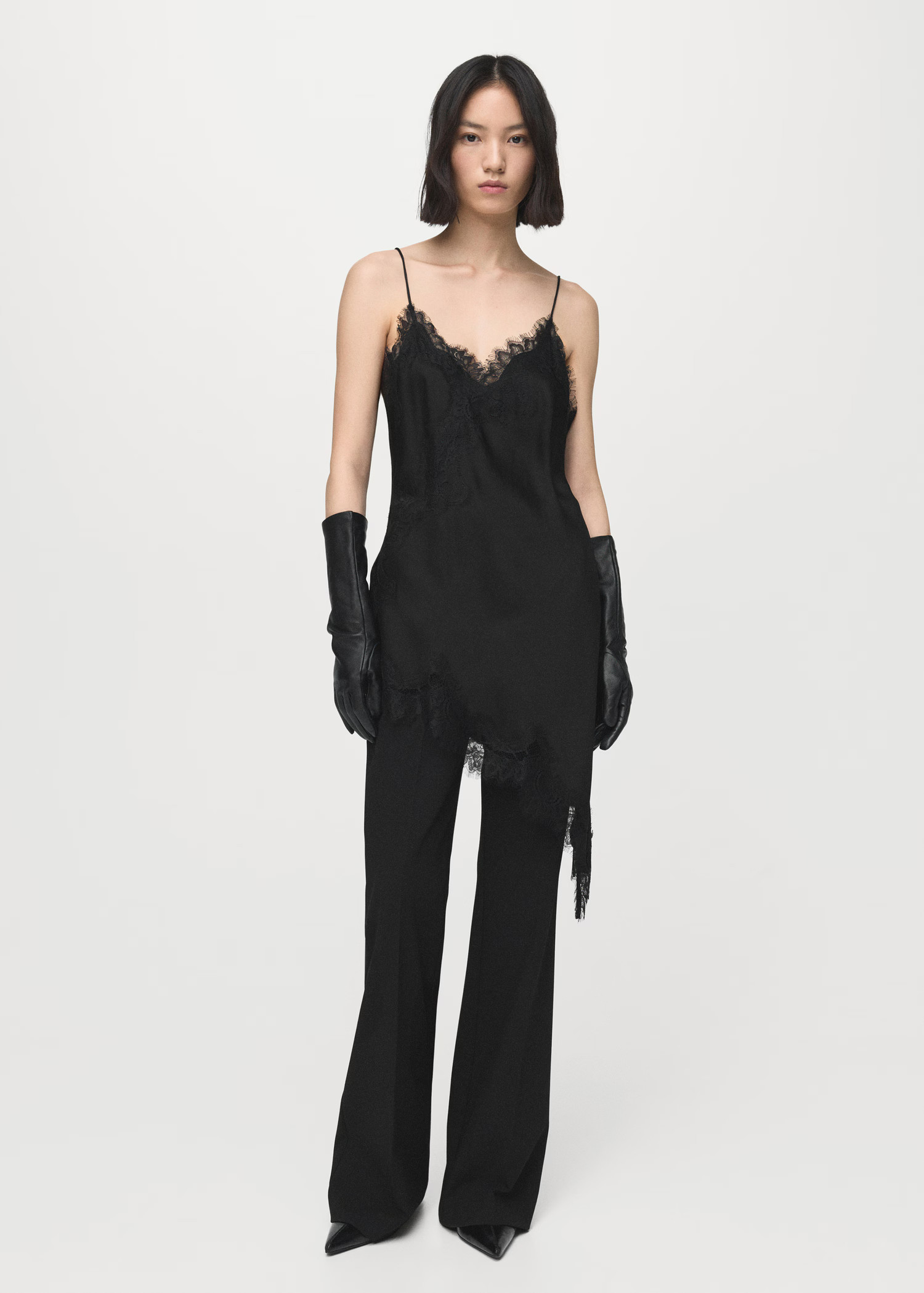 Lace top | MANGO (UK)