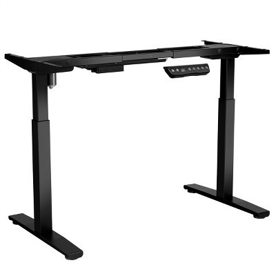 Costway Electric Stand Up Desk Frame Single Motor Height Adjustable w/ Controller Black | Target