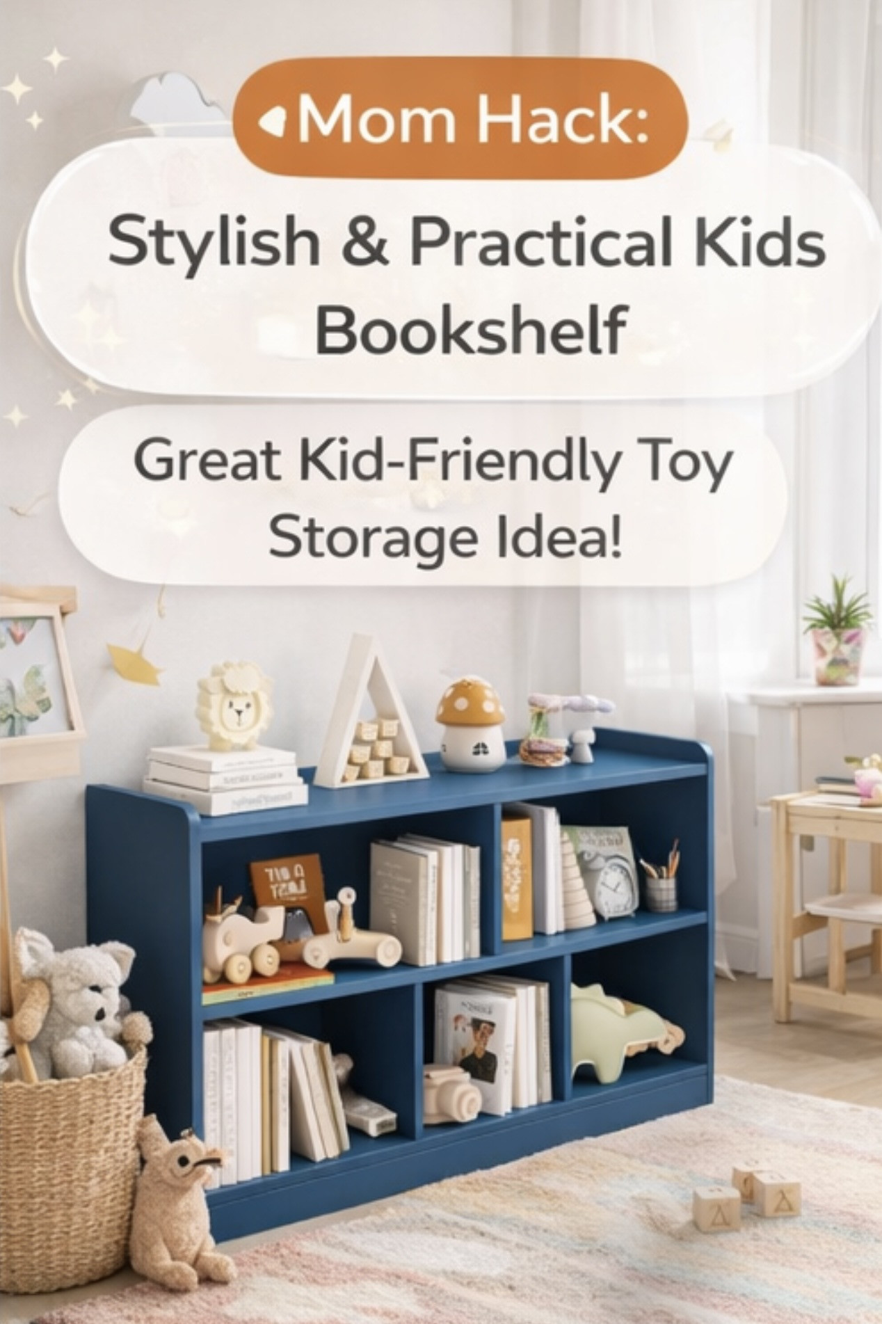 Tired of toy clutter everywhere? This kids toy storage shelf helps keep books, puzzles, and toys neatly organized while making it easy for kids to grab and put things away themselves. #toyorganization #kidsroomideas #playroomorganization #montessoriplayroom #momlife 

 #LTKmomlife #LTKHome #LTKKids